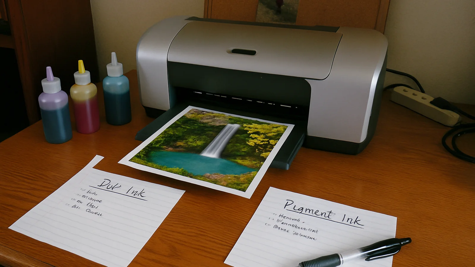 Dye vs Pigment Ink Notes for Photo Printer Buyers